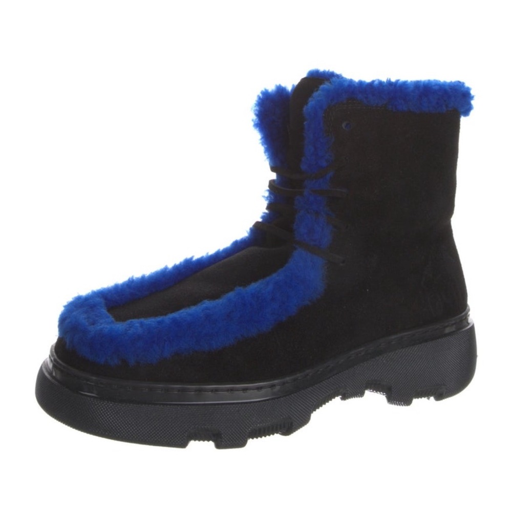 Burberry Suede Lug Boots